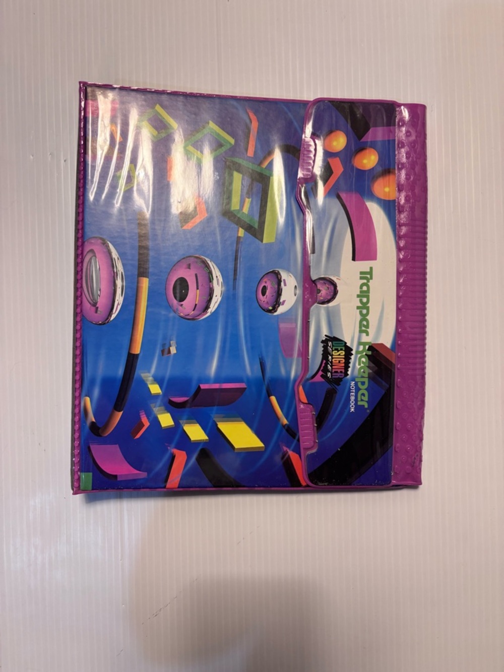 NWT Retro Arcade Trapper Keeper Binder - Purple & Blue